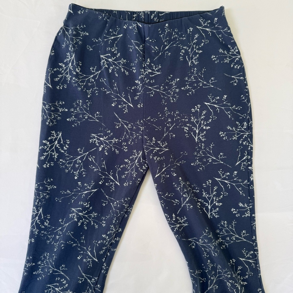 Lakhay's Twig Organic Cotton Bellbottom Pants Blue Size Small/Medium (S/M)